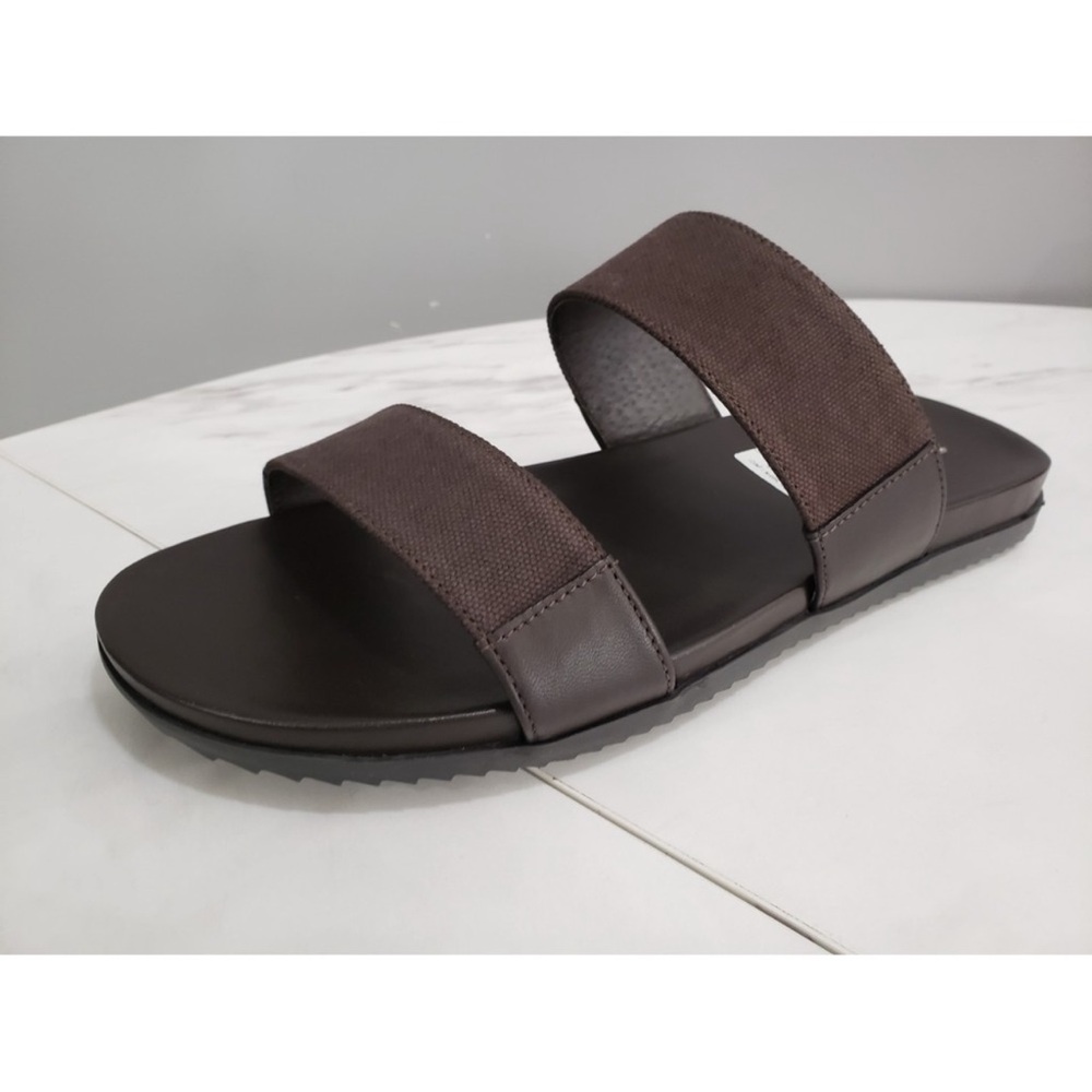 Steve Madden Korah Dark Brown Slide Sandals Sz 11